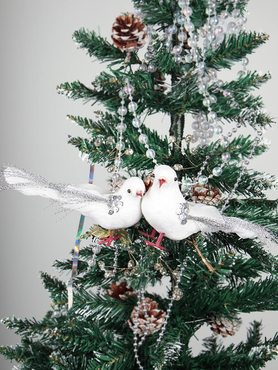 Новогоднее украшение Птица счастья 15 см ЦЕНА указана за 1шт / SH0938 /уп 2/600/121867