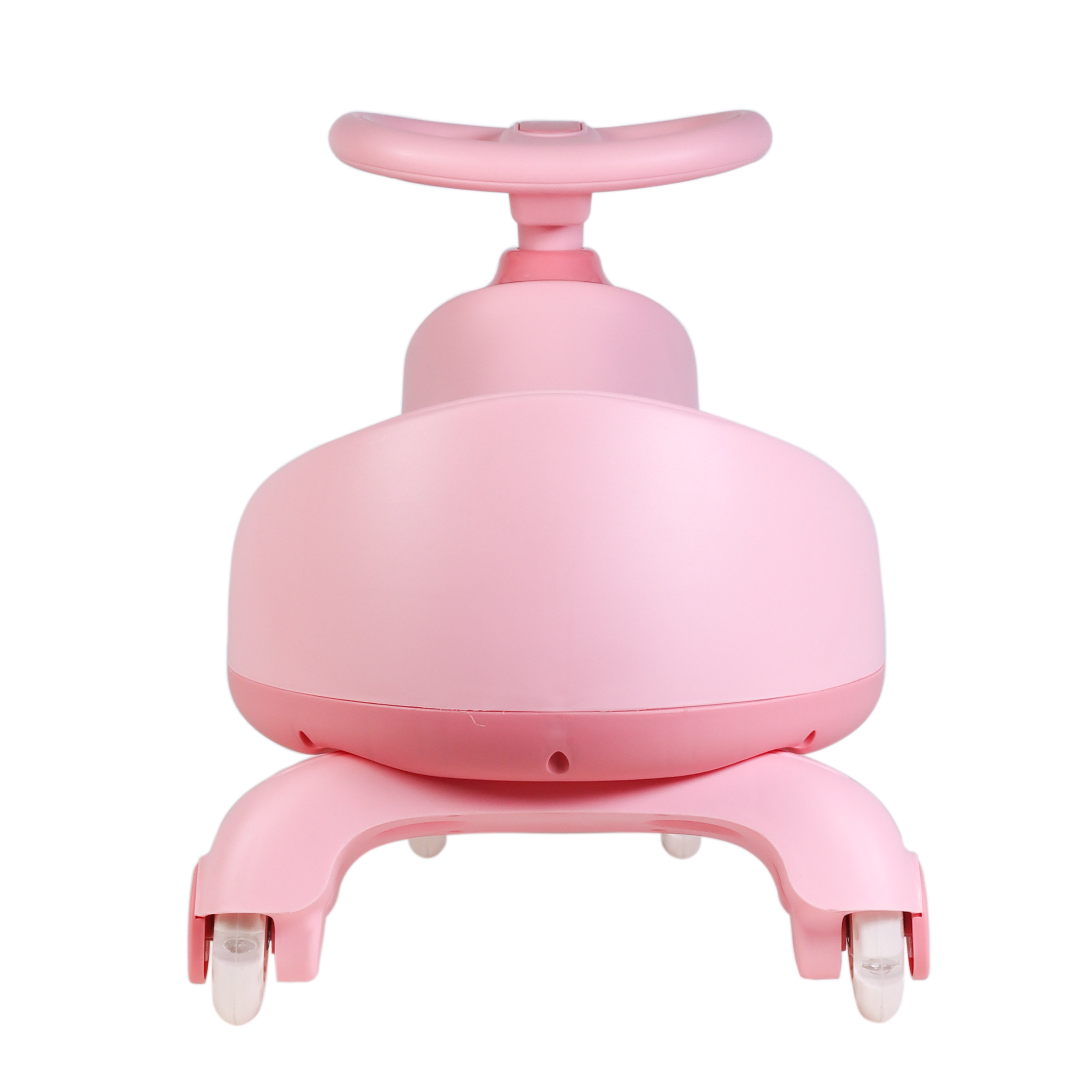 Толокар COMIRON CMR-8089 / светящиеся PU колеса 90 мм / Розовый / уп4