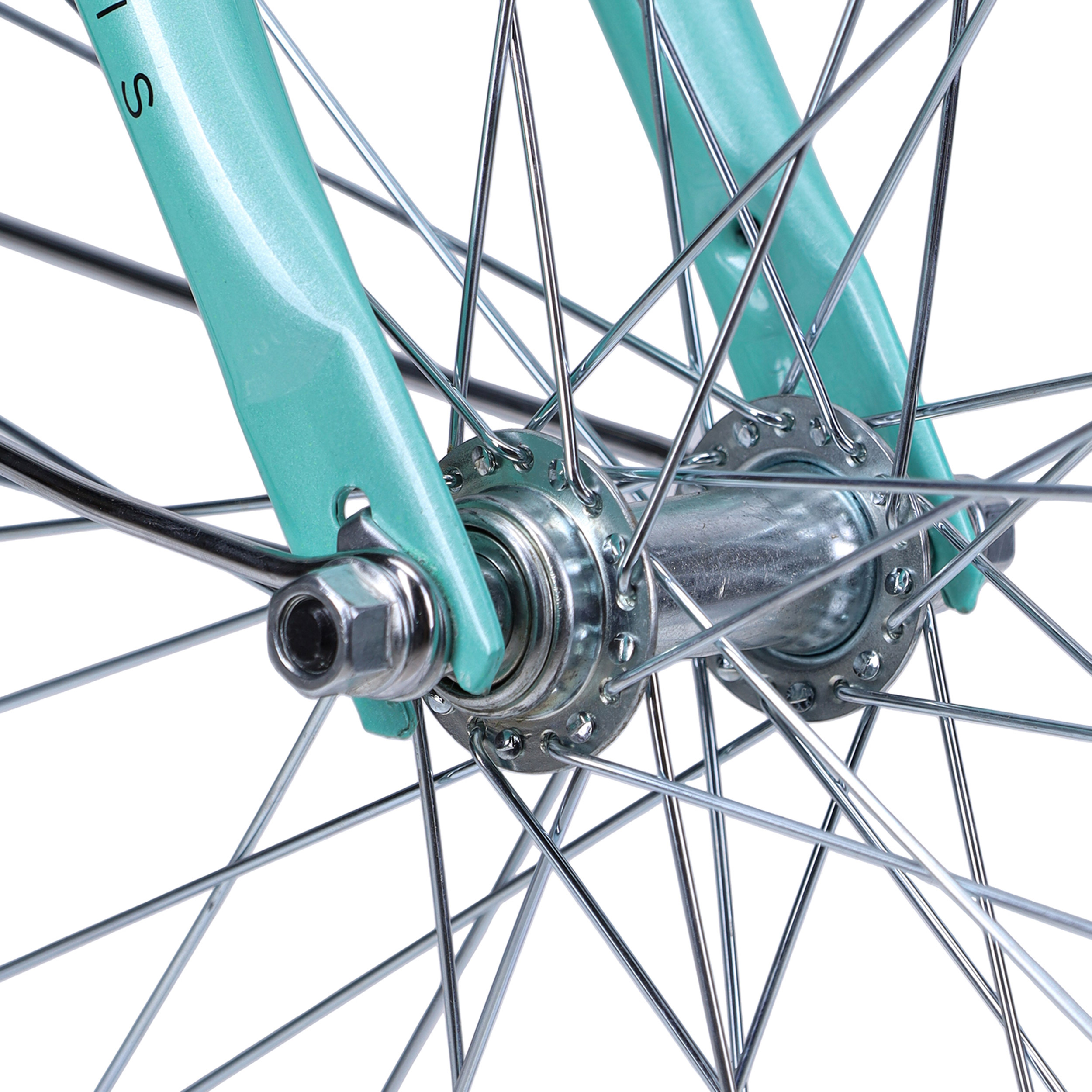 Велосипед городской MEGAWHEELS MEGAPOLIS 26" одна скорость, ножной тормоз, мятный