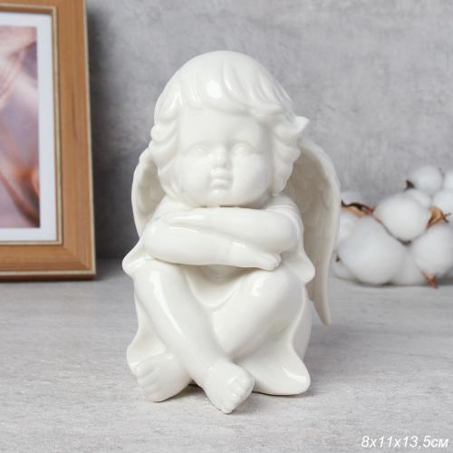 Фигурка Ангел 14 см / AH-38 /уп 48/фарфор