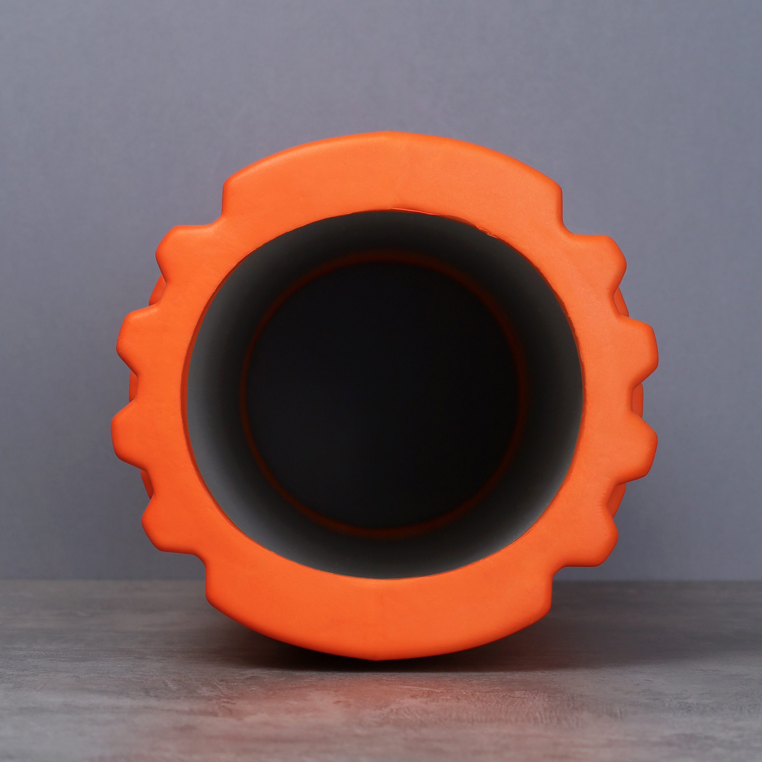 Ролик массажный спортивный Woohooo BRICK 33x14/ оранжевый/уп10