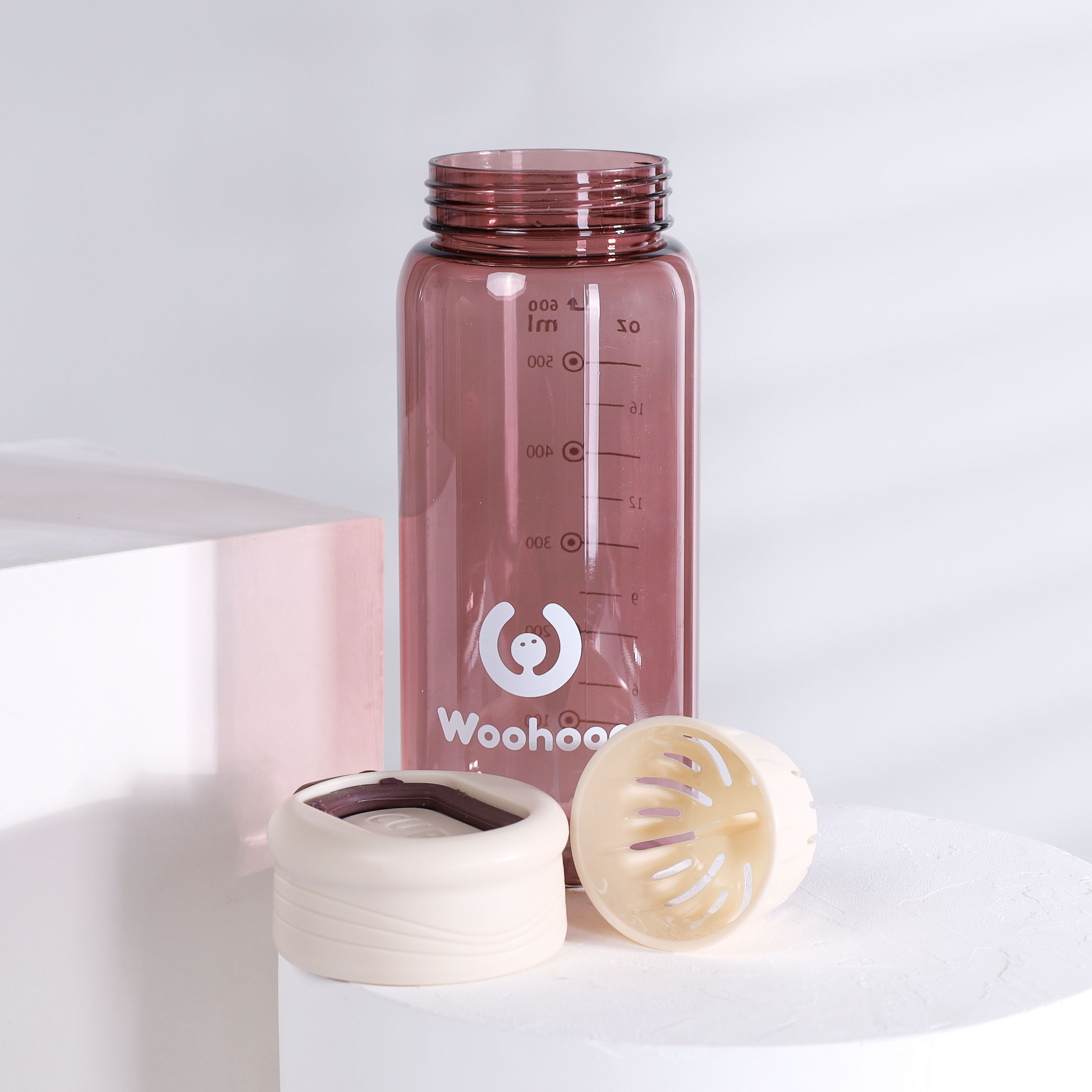 Бутылка для воды Woohooo Summer 600 ml / Пищевой PP / уп 80 / АКЦИЯ