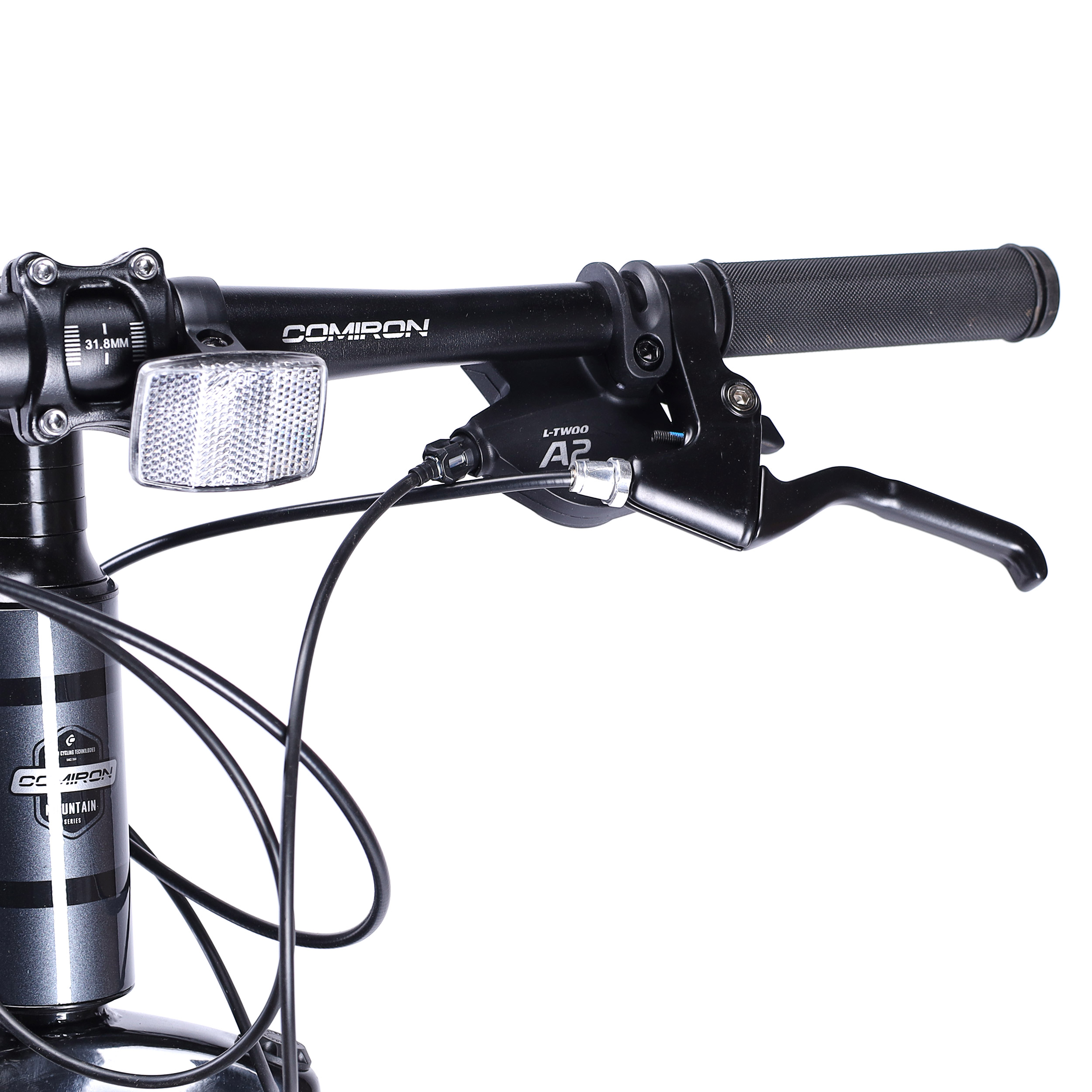 Велосипед 26" рама 19" 21sp COMIRON UNIVERSE серый полис чёрный глянцевый