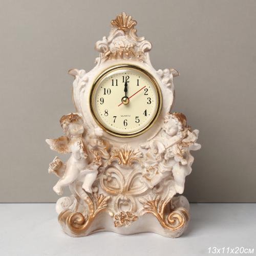 Часы статуэтка Амурчики 21 см / 8858A /уп 48/