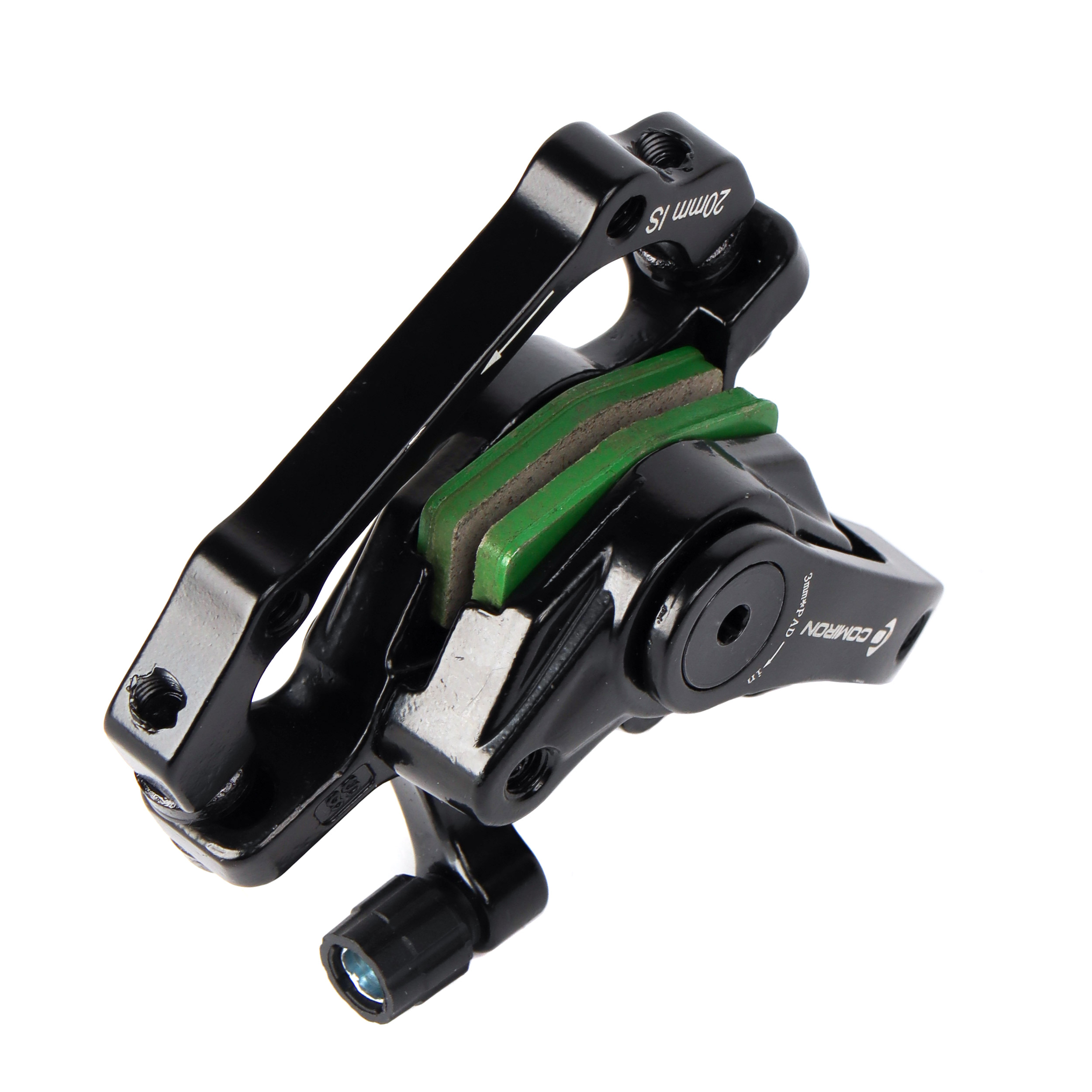 Тормоз дисковый COMIRON S8.для дисков 120-203мм.адаптер в комплекте (F180/R160mm).двухсторонний поджим. 1шт /уп 100/