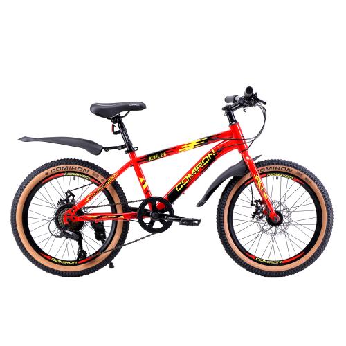 Велосипед 20" рама 12" 7sp COMIRON REBEL ригид красный