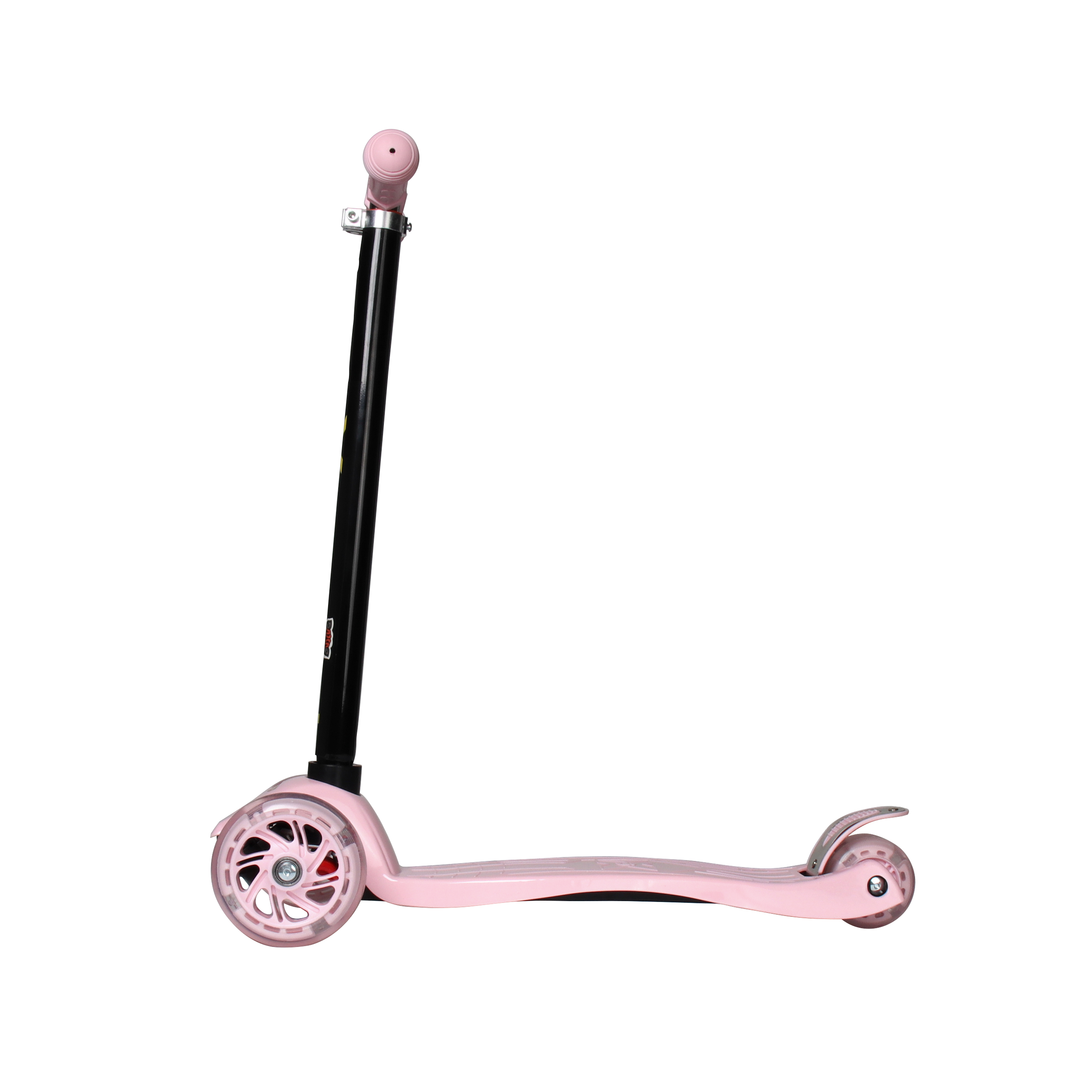 Самокат трехколесный от 3-х лет Yeenot Kids GT4108, до 50кг, вес 2.3кг, свет. колёса PU 116мм ABEC7, розовый, БК/уп10/ АКЦИЯ!