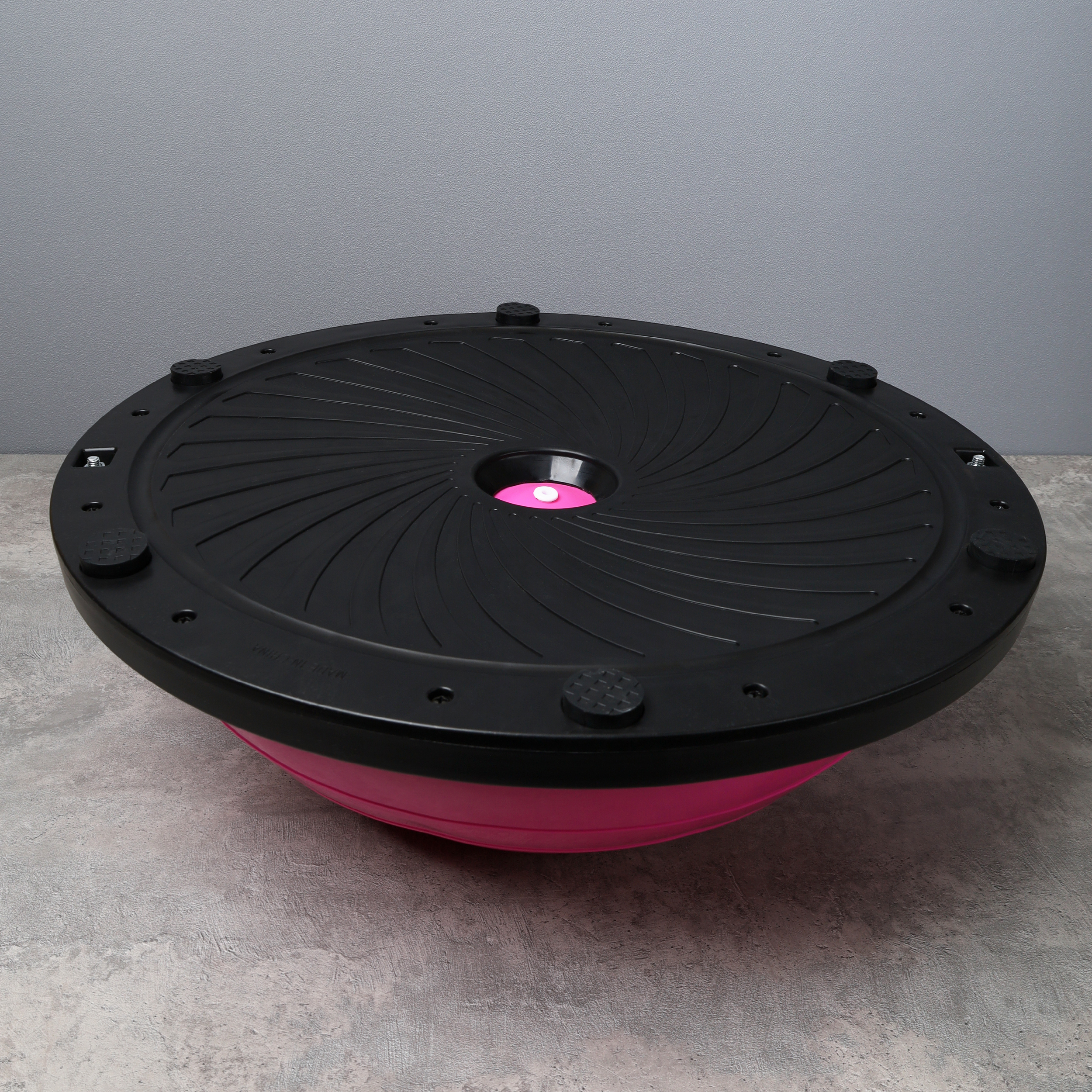 Полусфера балансировочная BOSU 46см Woohooo Drops эспандер, насос/ розовый/ B46Dr-P/ уп5