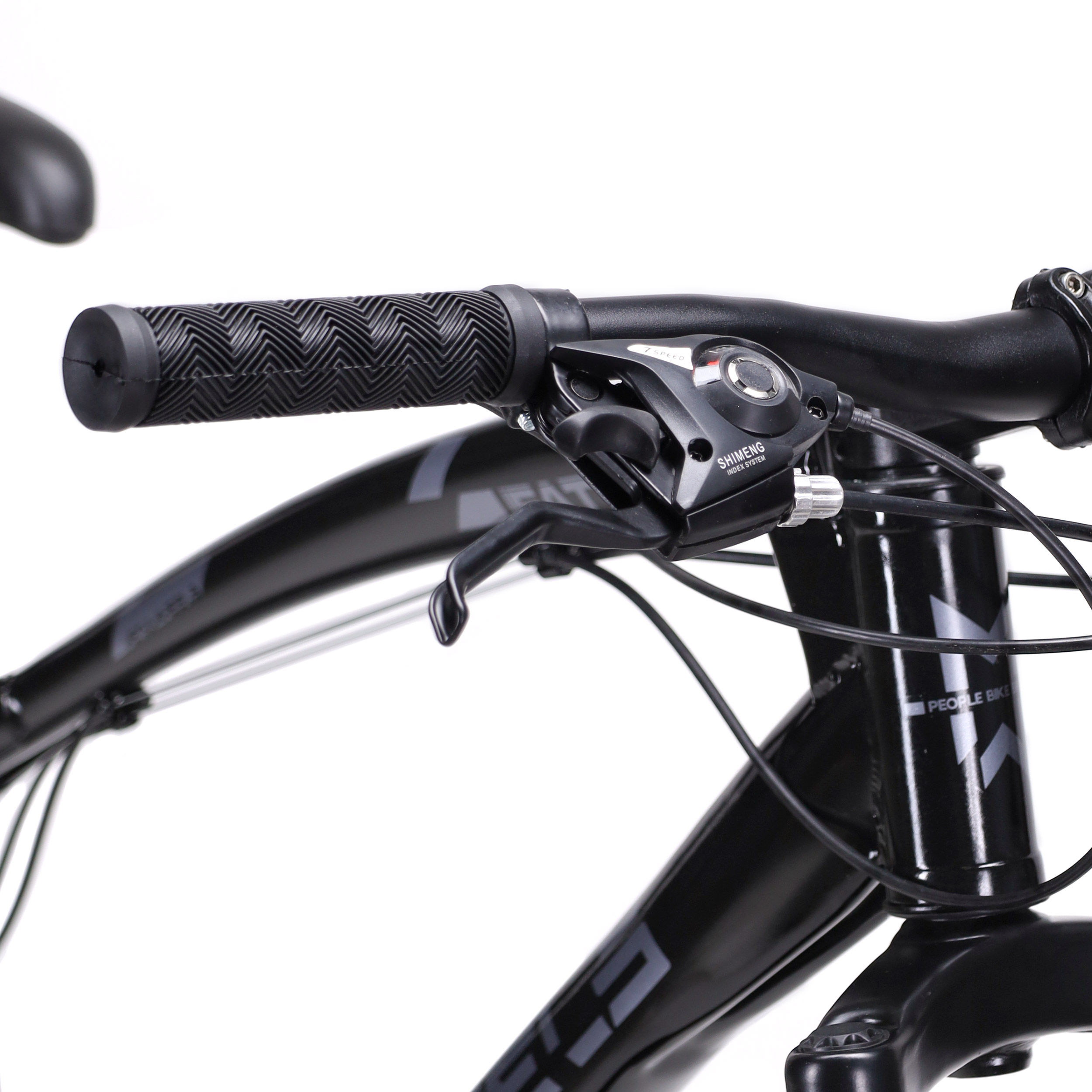 Велосипед фэт-байк 26"x4" рама 17" 21sp MEGAWHEELS FAT чёрный