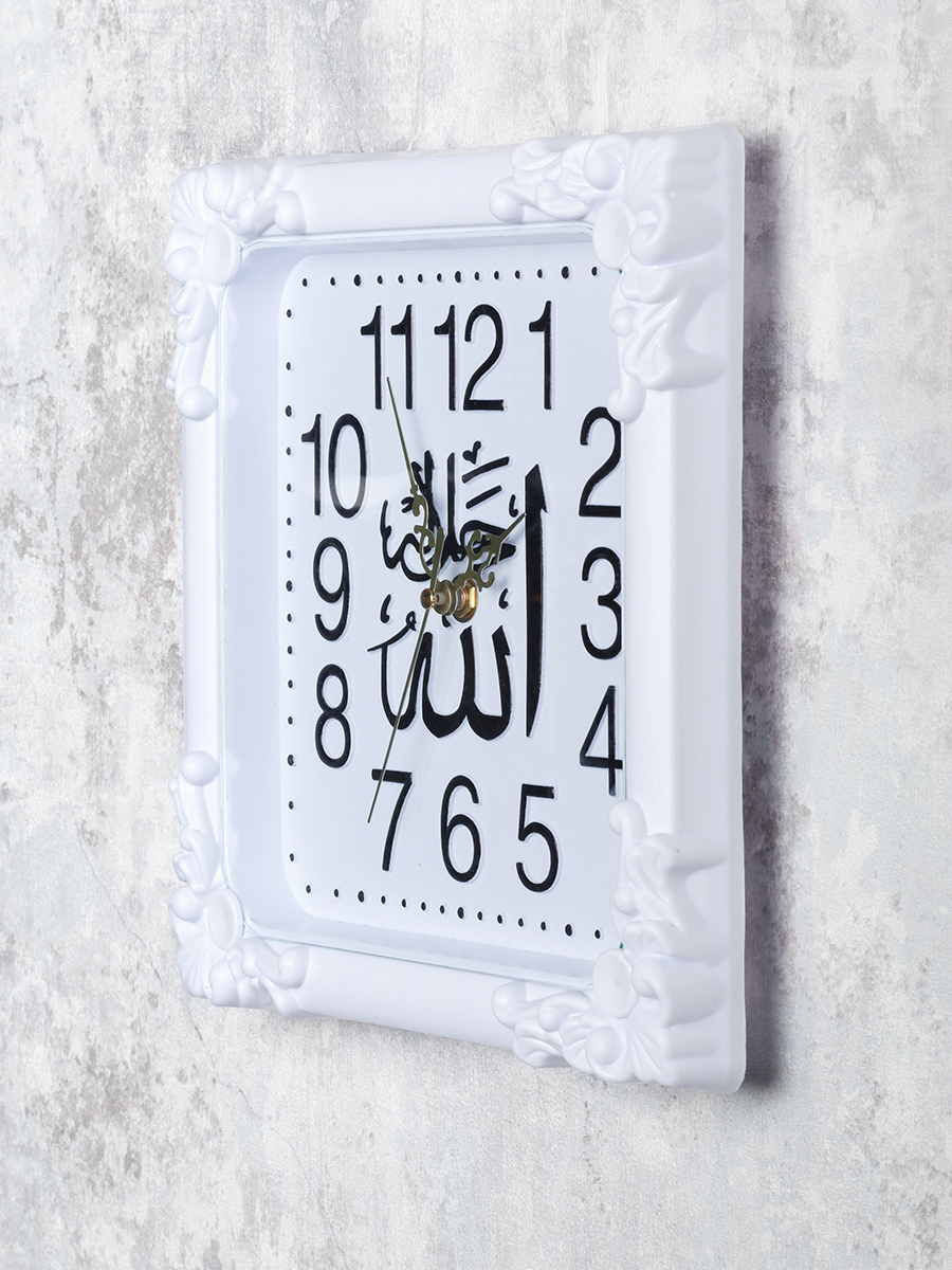 Часы настенные Мусульманские 25х25 см / 2200М /уп 40/ 731601 белые