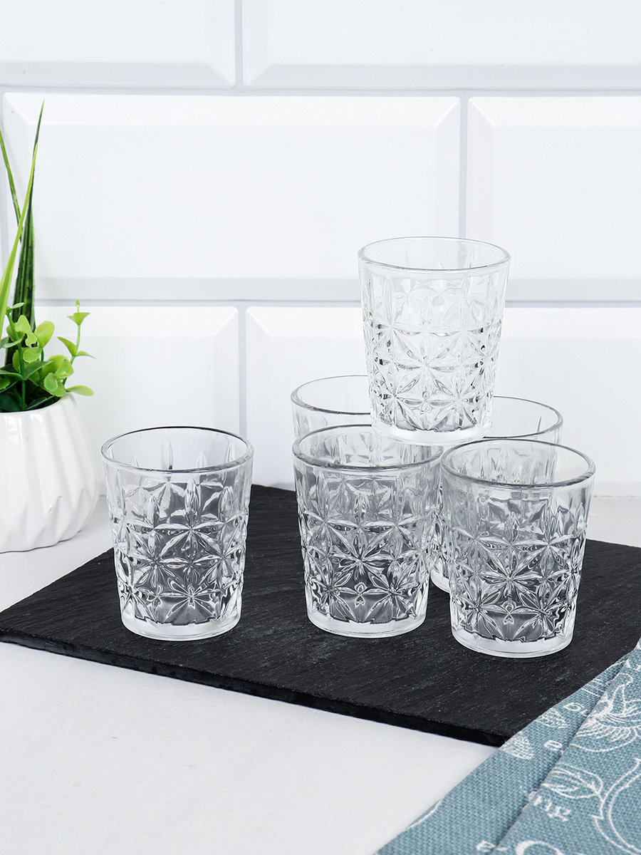 Стопка 6 штук резная / RC035B /уп 48/