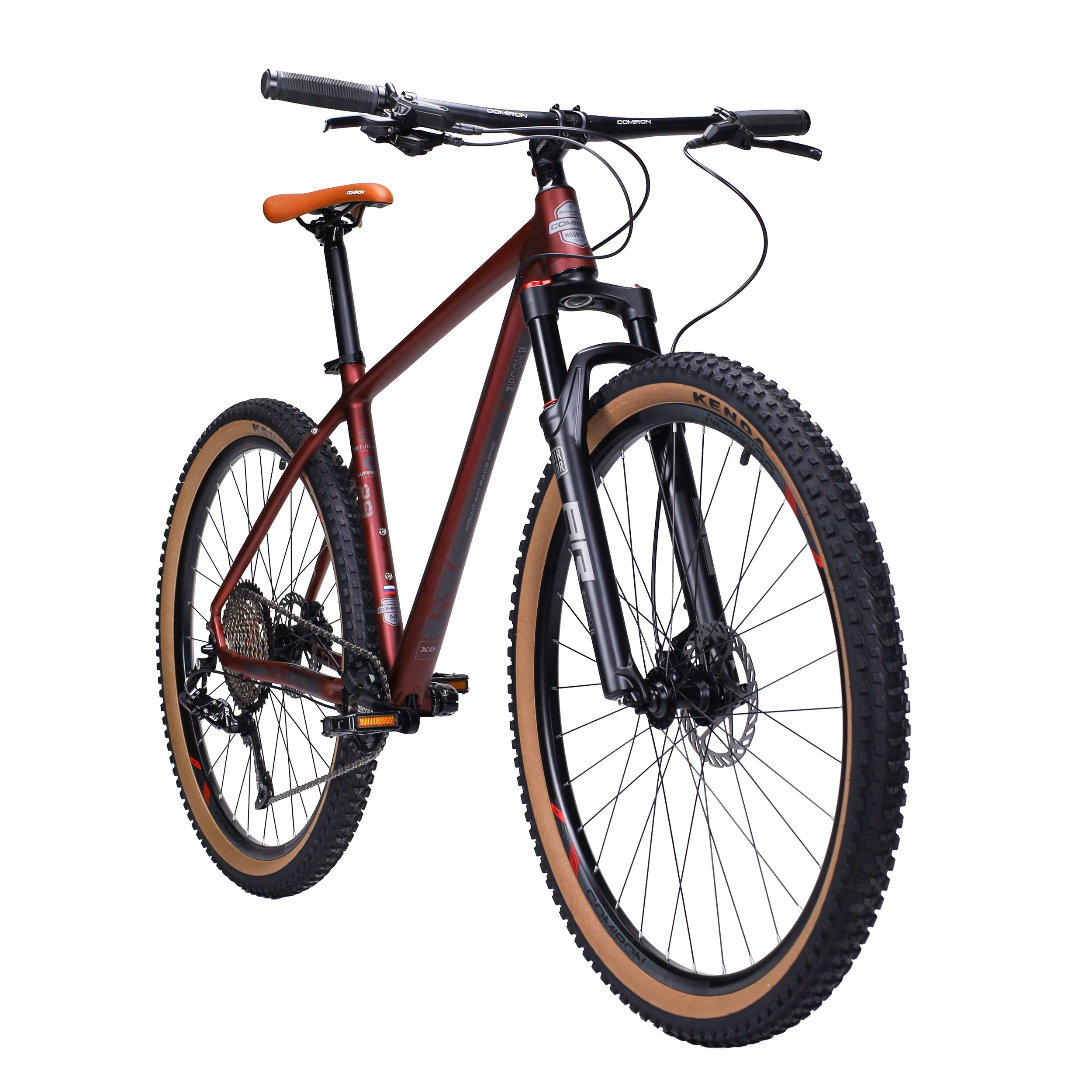 Велосипед горный COMIRON ZIRCON II 29-21", 1*12S, красный MATT OPALE RED