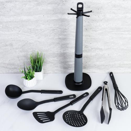 Кухонный набор 7 предметов на подставке / PDKP-12 /уп/ Без упаковки