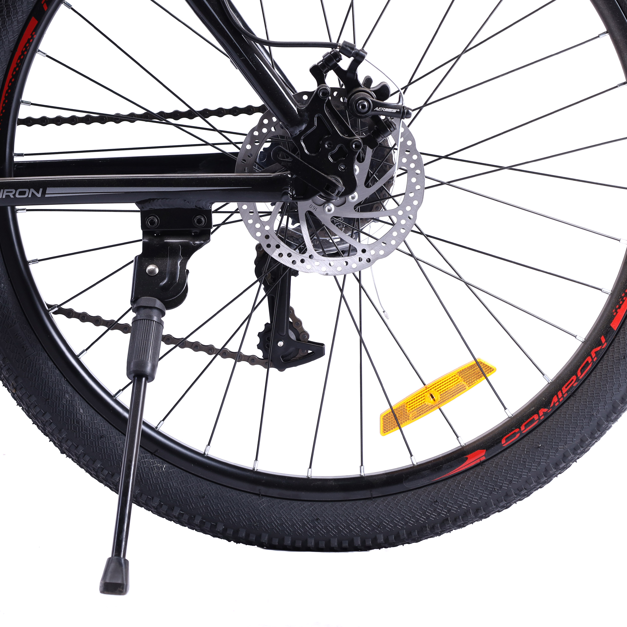 Велосипед 26" рама 19" 21sp COMIRON UNIVERSE чёрный глосс серый красный