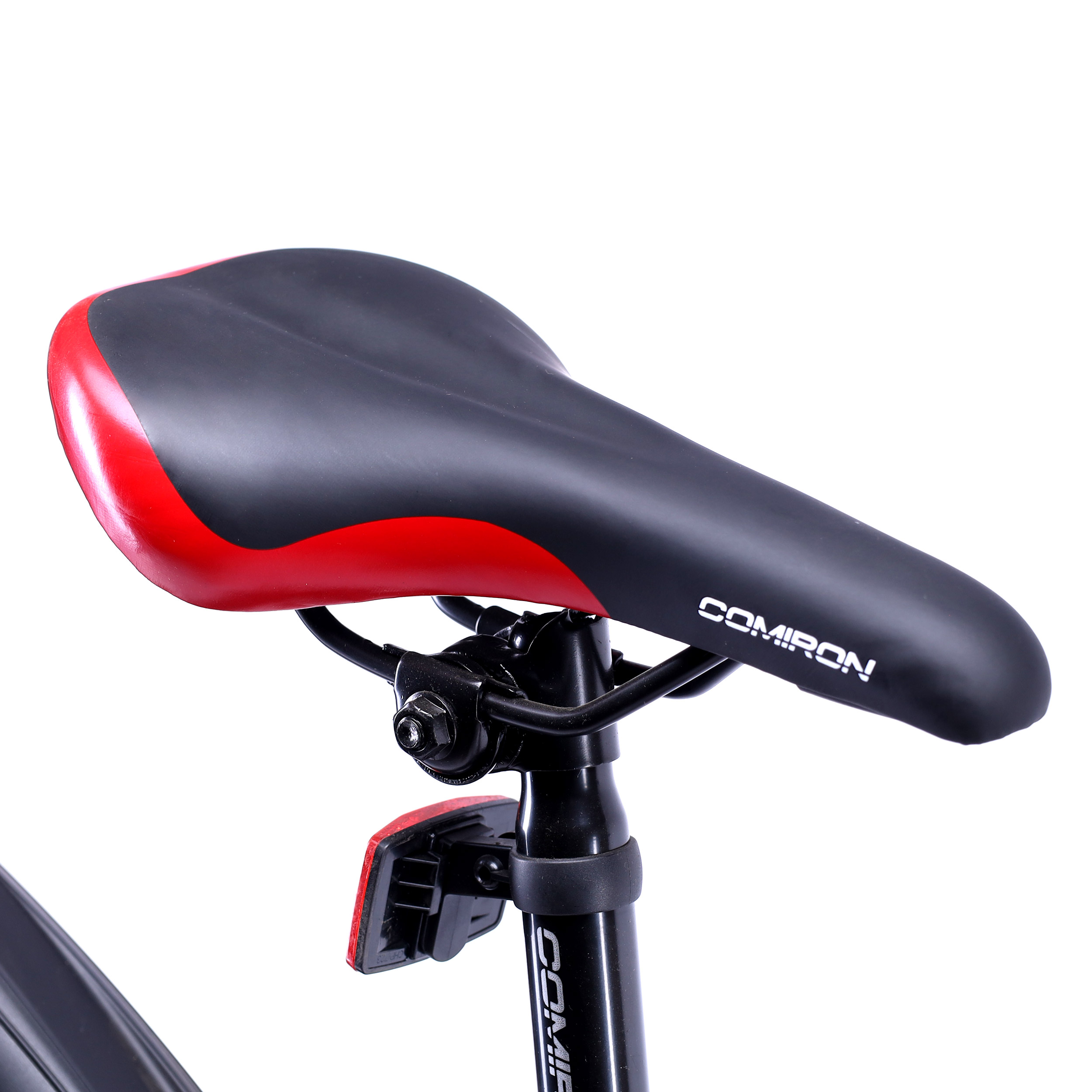 Велосипед 27,5" рама 17" 1x10sp COMIRON SYSTEM чёрный красный