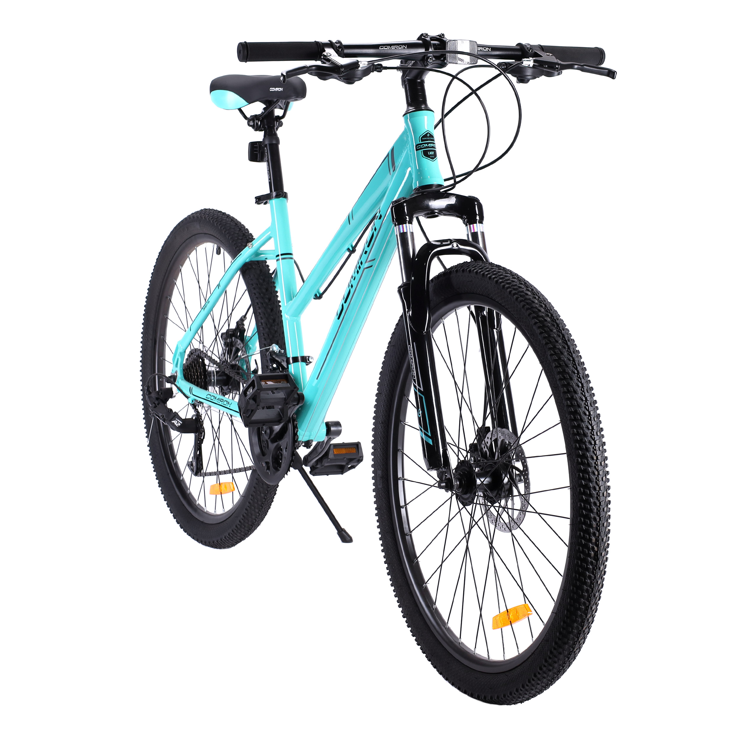 Велосипед 26" рама 17" 21sp GT510 M COMIRON SAKURA мятный