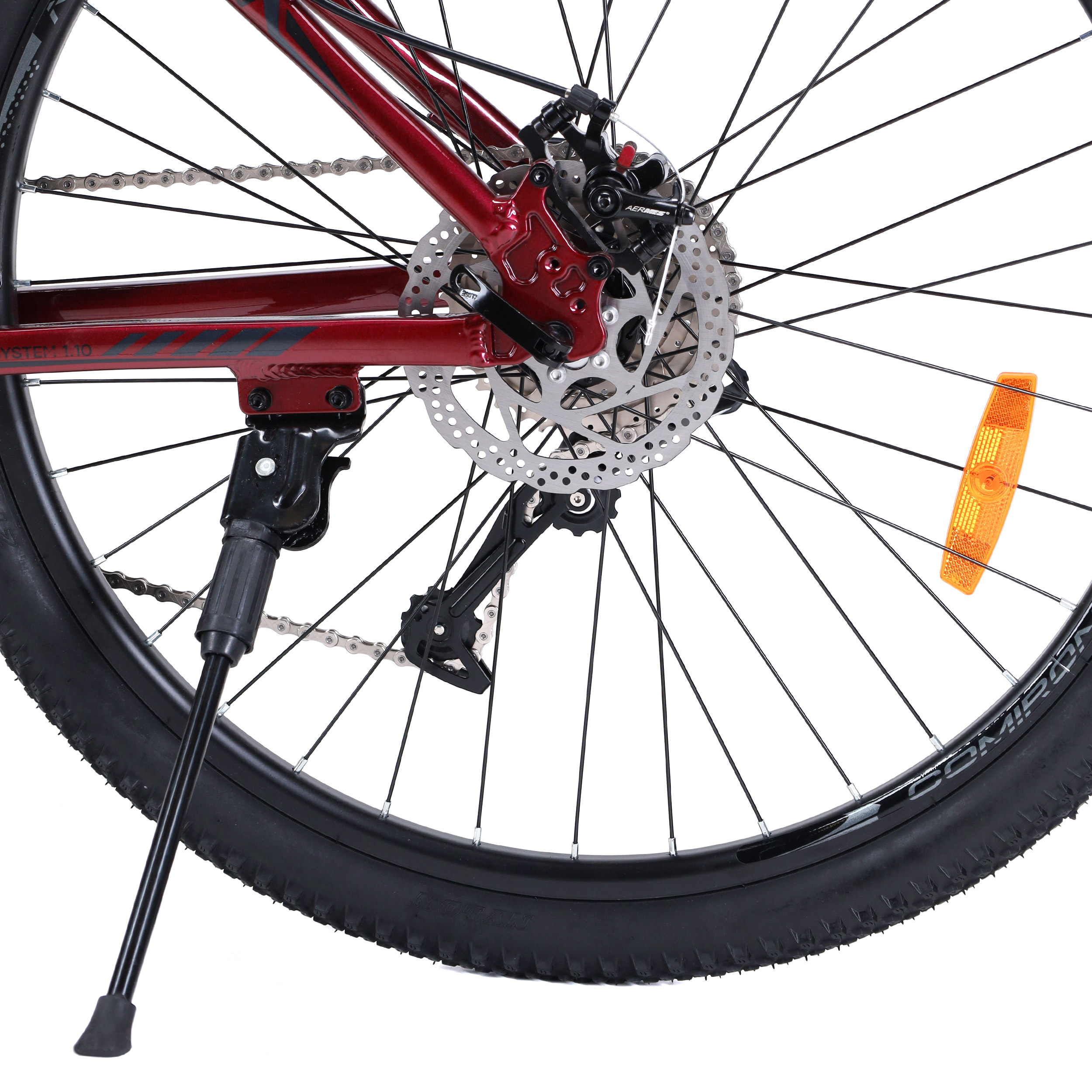 Велосипед 27,5" рама 19" 1x10sp COMIRON SYSTEM красный