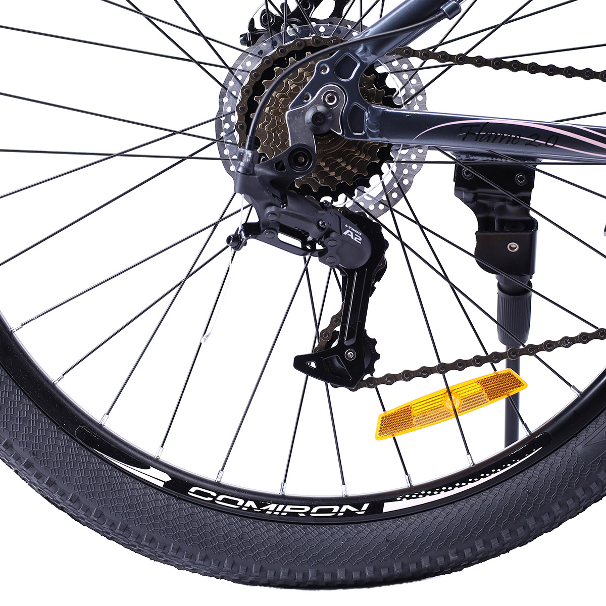 Велосипед 26" рама 17" 21sp COMIRON FLAME розовый дымный