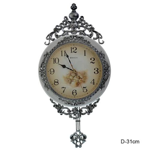 Часы настенные с маятником 31 см / T29892-2 /уп 10/