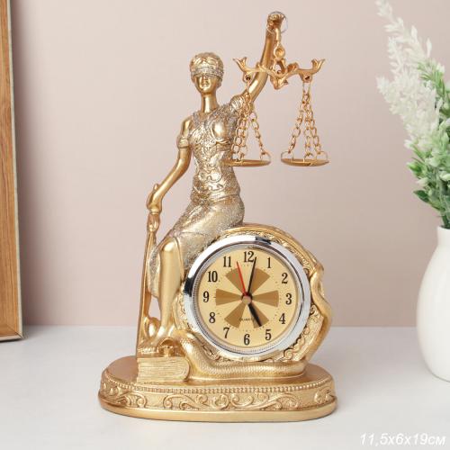 Часы статуэтка Фемида 19 см / QMH219544-25 /уп 24/