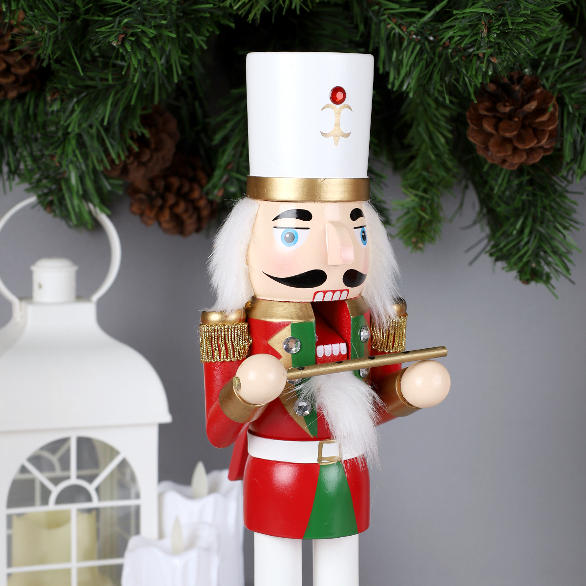 Новогоднее украшение Щелкунчик 38 см / TU-479 /уп 12/без выбора формы