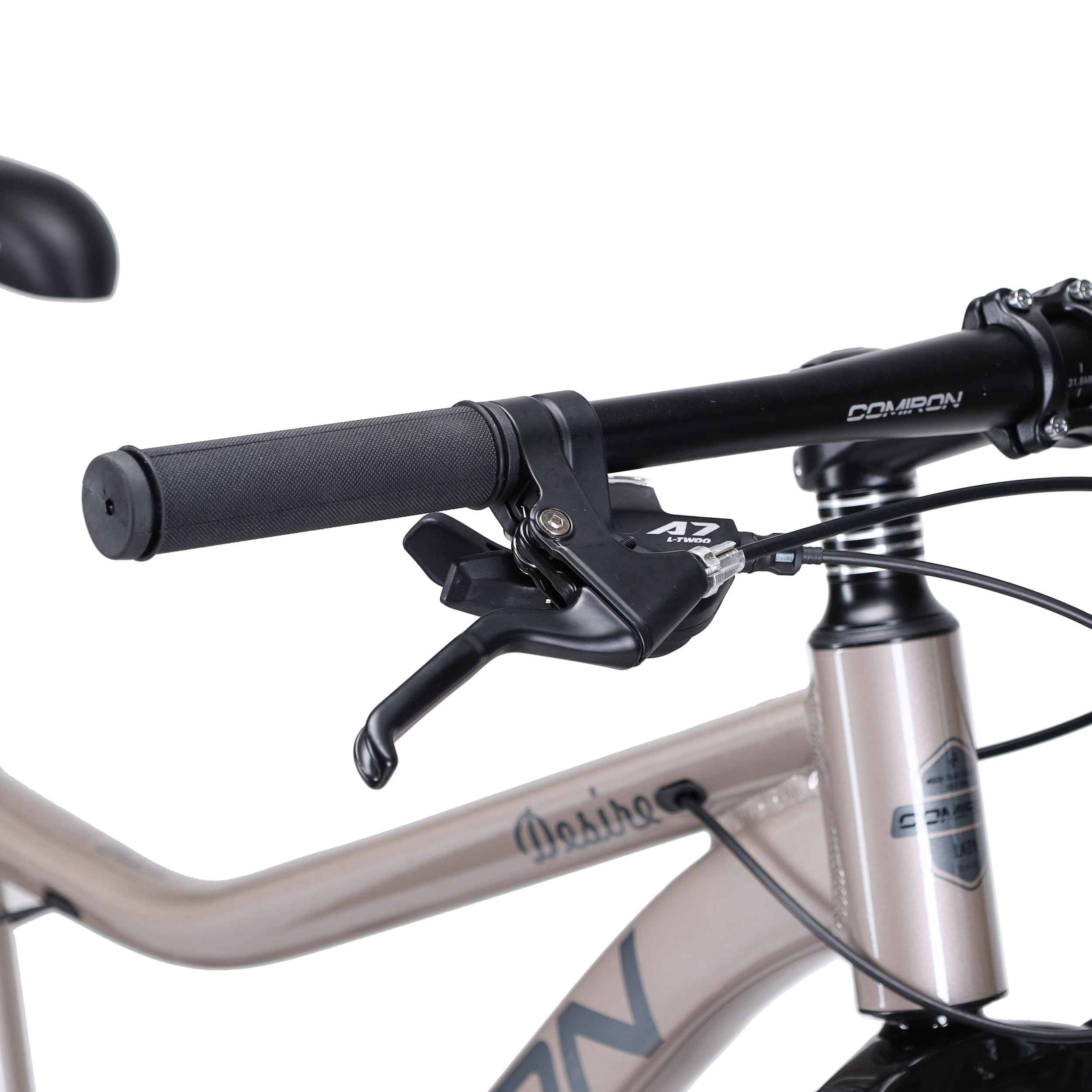 Велосипед 27,5" рама 17" 1x10sp COMIRON DESIRE серый тёплый