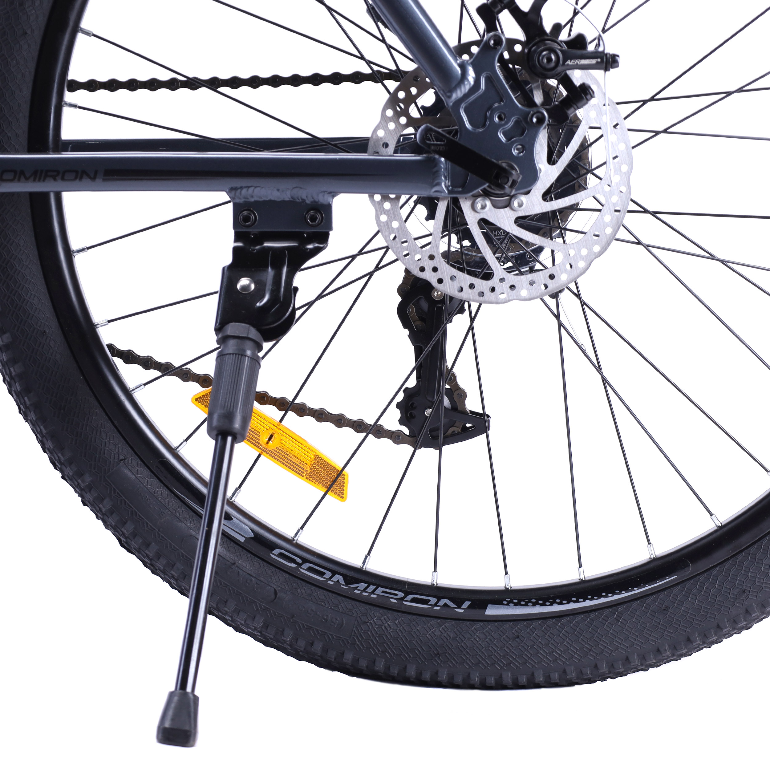 Велосипед 26" рама 19" 21sp COMIRON UNIVERSE серый полис чёрный глянцевый