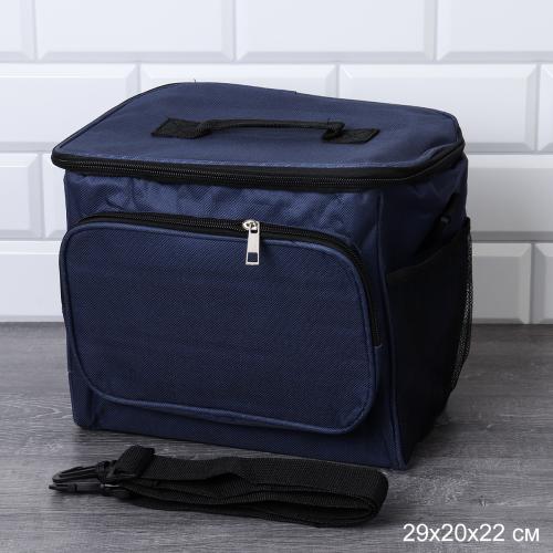 Сумка с эффектом сохранения холода, тепла/термосумка / DFB110blue /уп 50/* 29х20х22 см 10 л