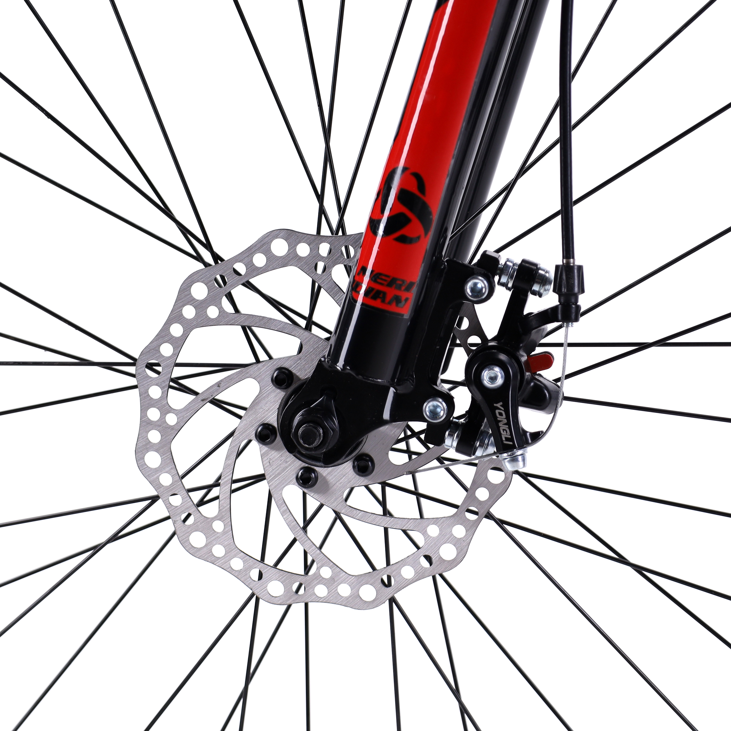 Велосипед горный MERIDIAN MOUNTAIN I 26-17" 21S DISC BRAKE цвет: чёрный-красный