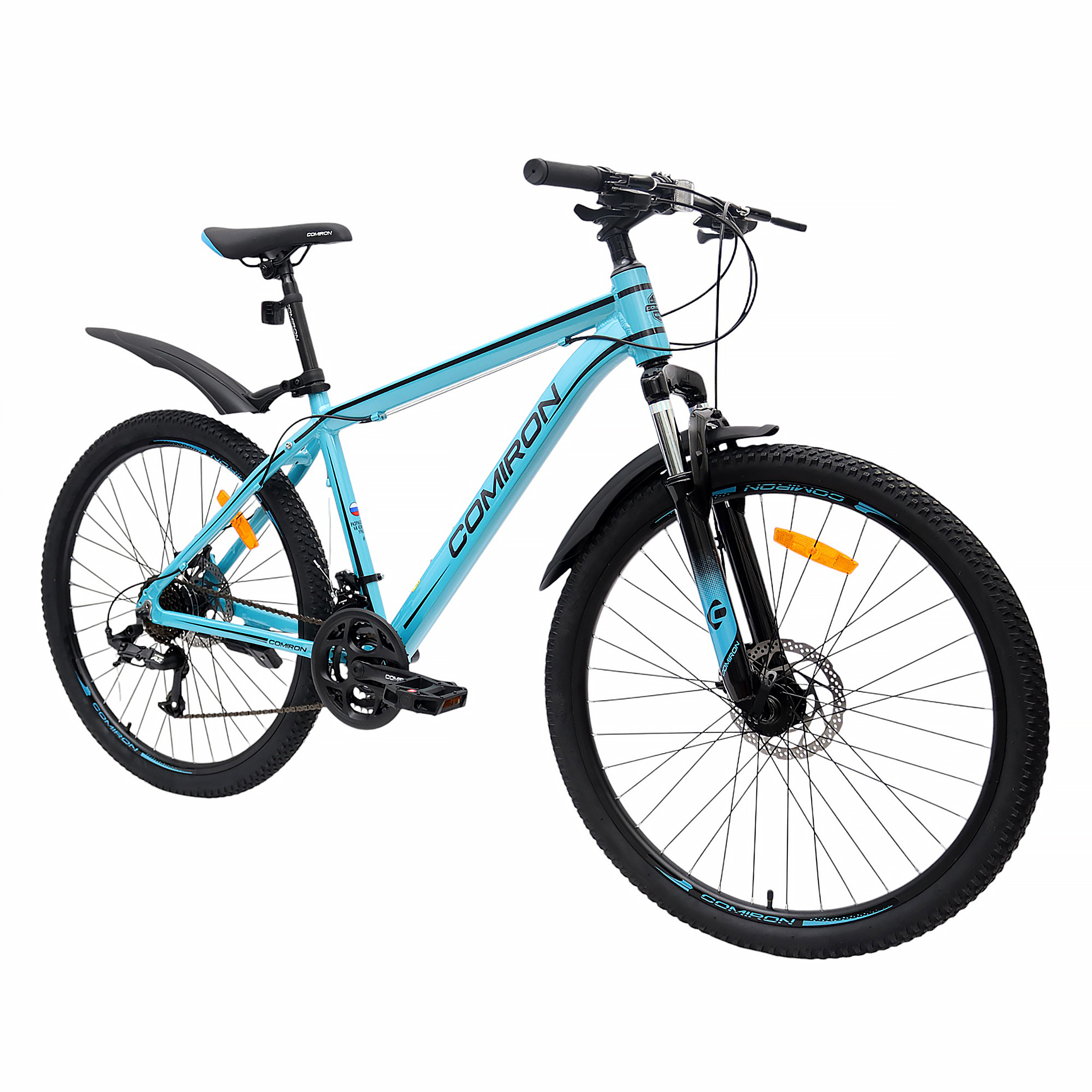 Велосипед 26" рама 19" 21sp COMIRON UNIVERSE синий чёрный