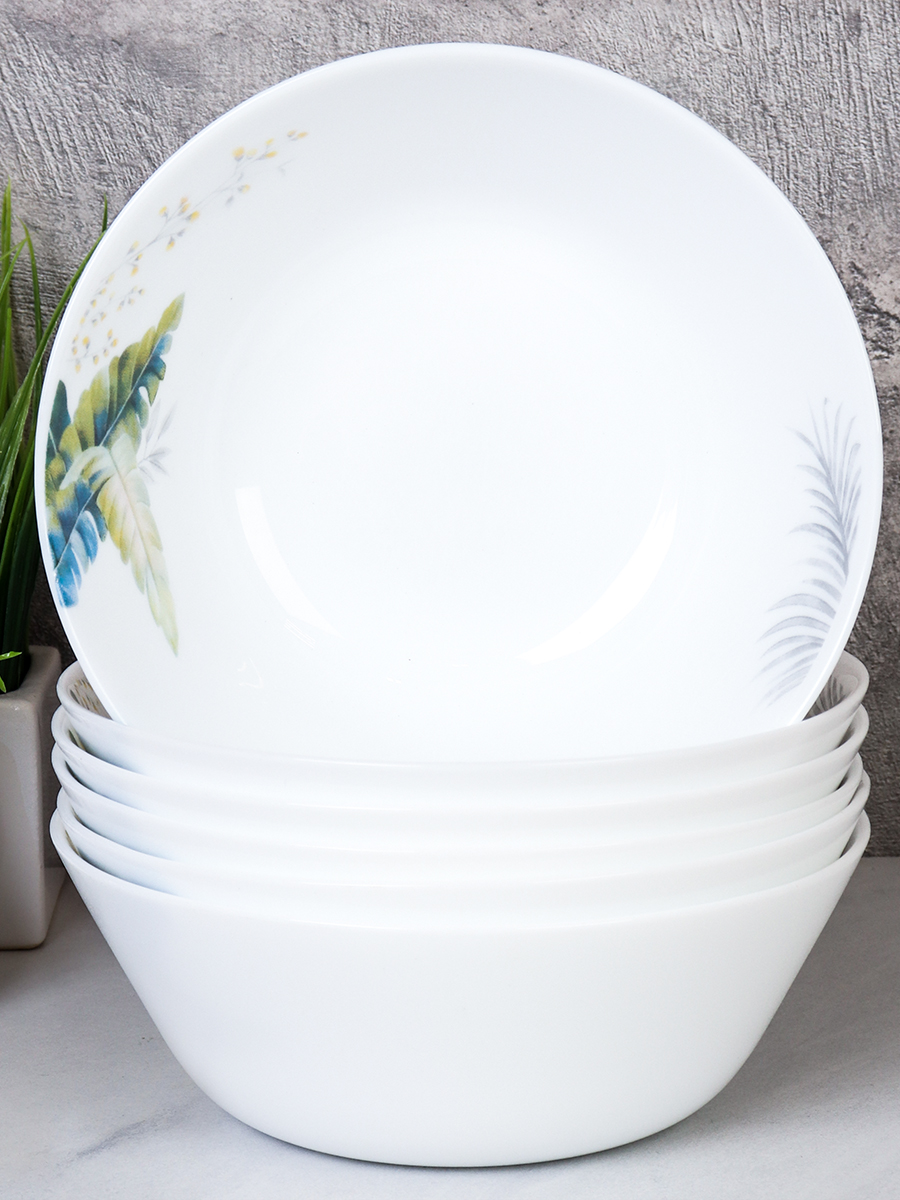 Набор суповых тарелок 6 штук 550 мл 155 мм Евро / LGW-60 (7166) /уп 6/ Папоротник