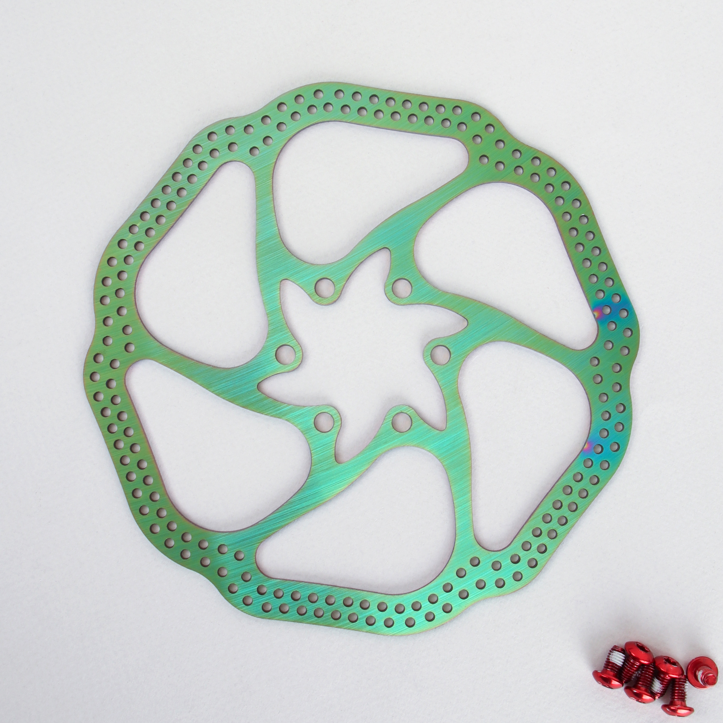 Ротор  дискового тормоза TOOPRE HS1-160color, диаметр диска 160мм, 44мм. Толщина 1.8мм. 6 отверстий. Вес 102гр. Цветной