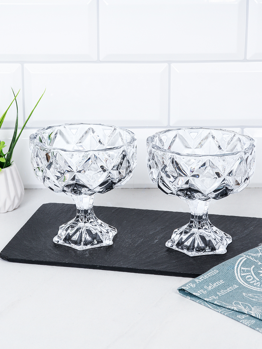 Креманка 2 штуки 300 мл / RFV-33 /уп 24/ 