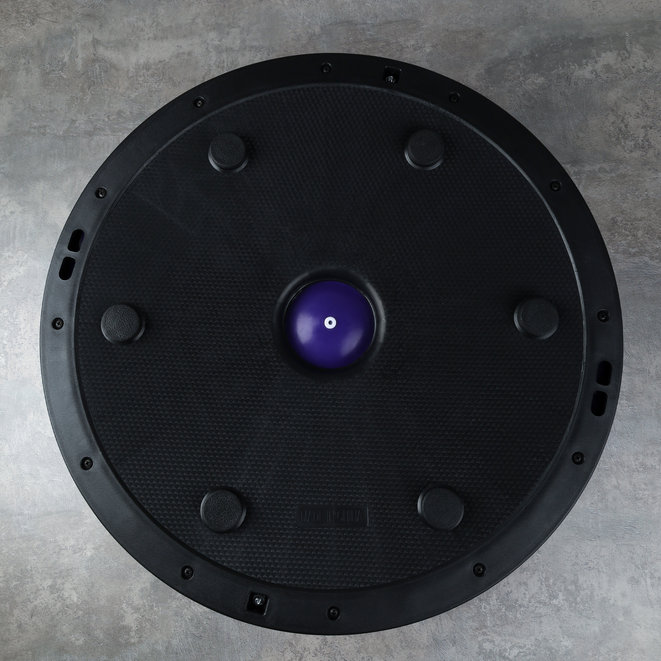 Полусфера балансировочная BOSU 58см Woohooo Curls эспандер, насос/ фиолетовый/ B58Cu-V/уп 5/