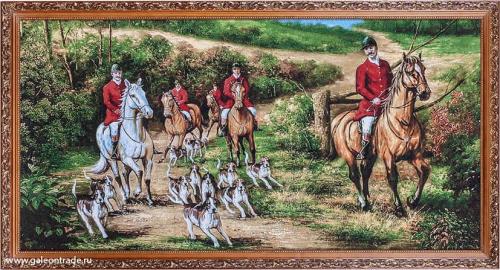 Картина гобелен 50х100  E131 Охота / KS4020-1 / 