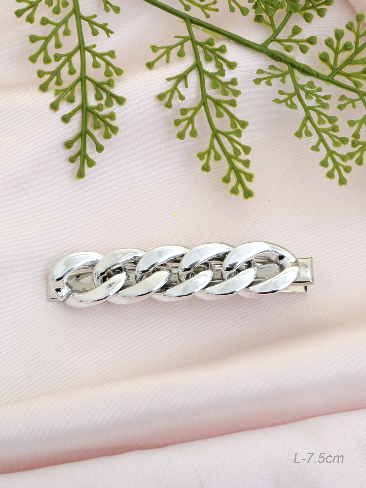 Заколка-зажим для волос 7,5 см / GTJ-6 /уп 12/микс/металл