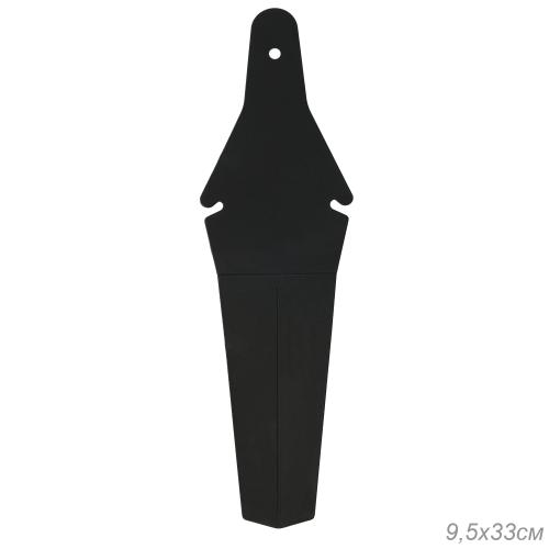 Крыло велосипеда "Муха" универсальное. цвет чёрный. / XGNB-049-1 /уп 300 /