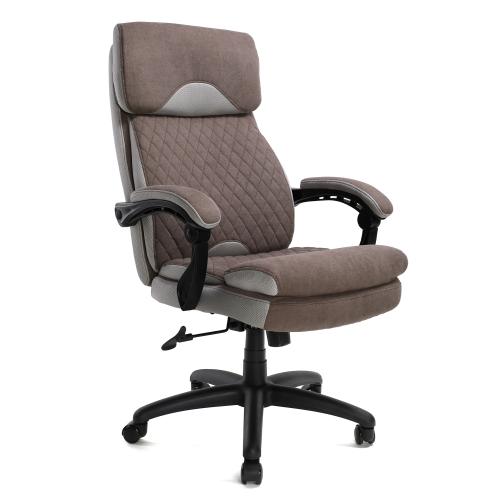 Кресло руководителя SENATOR Бежевый велюр