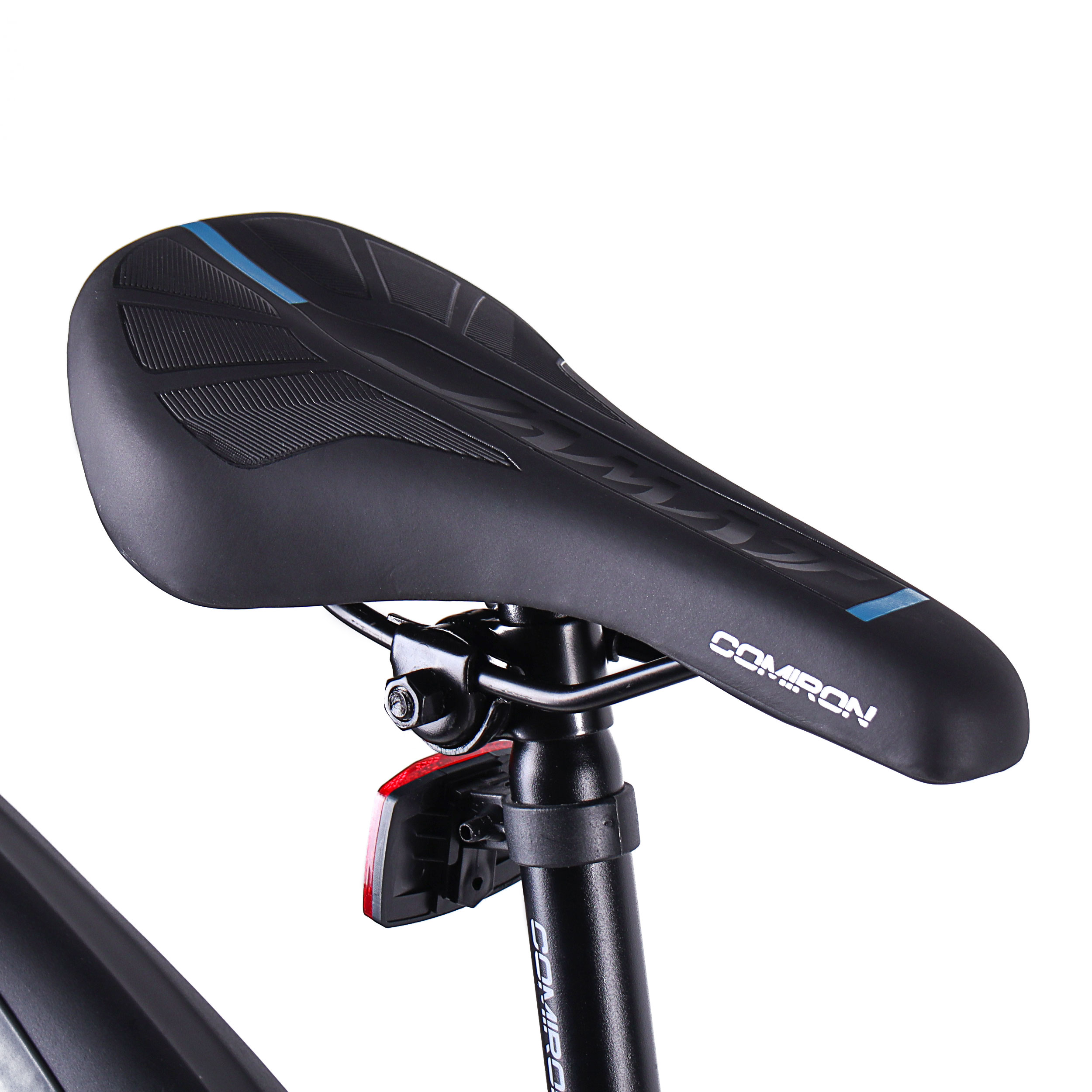 Велосипед 27,5" рама 17" 21sp CF770 BB COMIRON DESIRE голубой кристальный синий матовый металлик розовый яркий