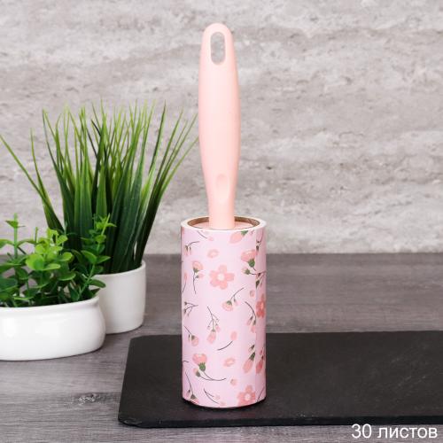 Щетка для одежды роликовая 30 листов / 8110-1 /уп 192/ ОРР