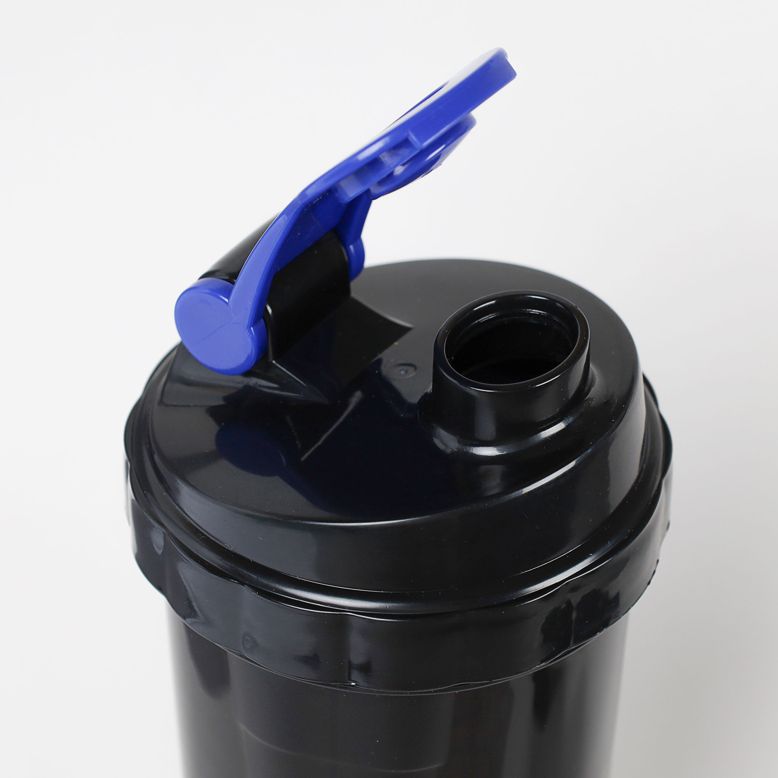 Бутылка/Шейкер СПАЙДЕР SHS-500 чёрно-синяя,  для спортивного питания 500ML/уп50