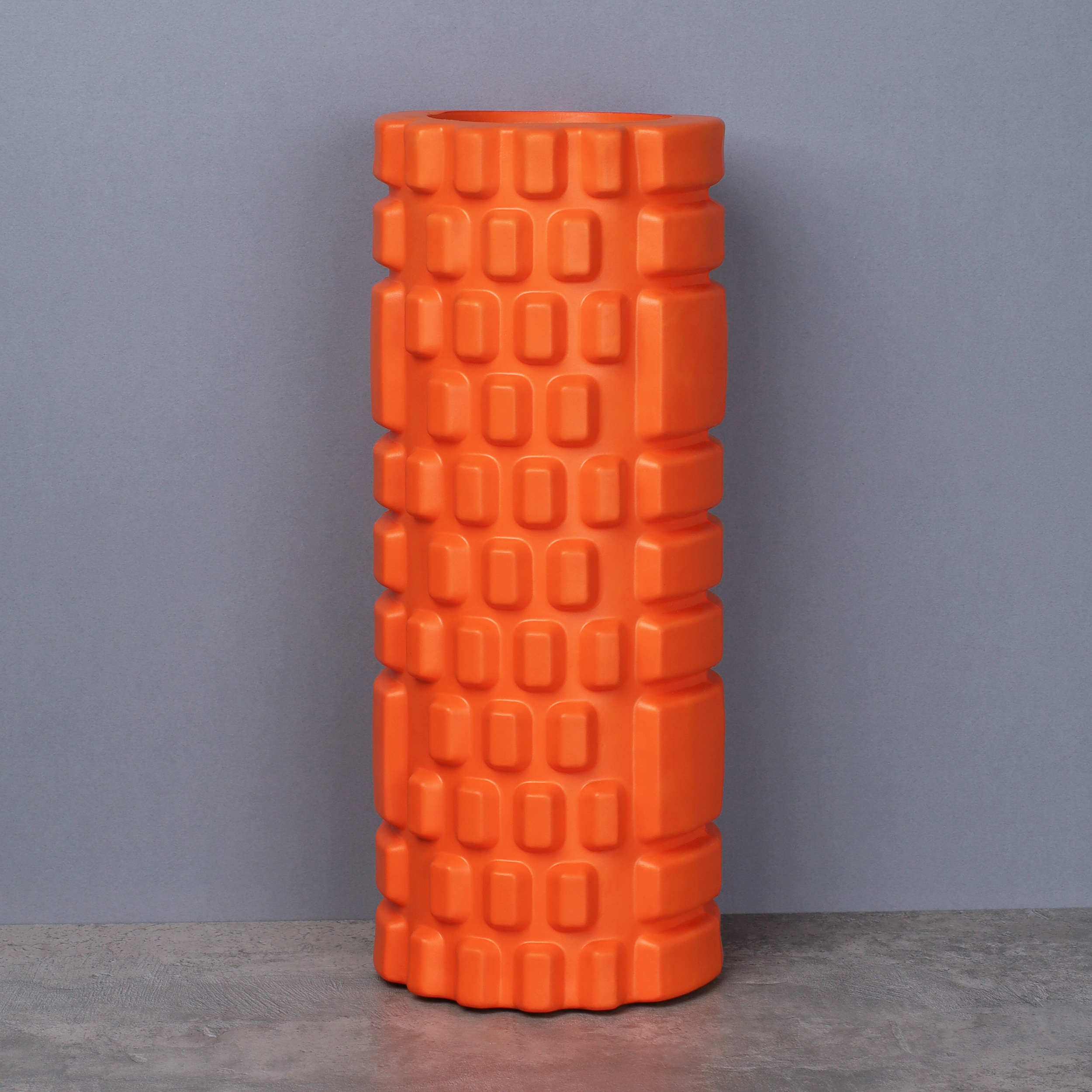 Ролик массажный спортивный Woohooo BRICK 33x14/ оранжевый/уп10