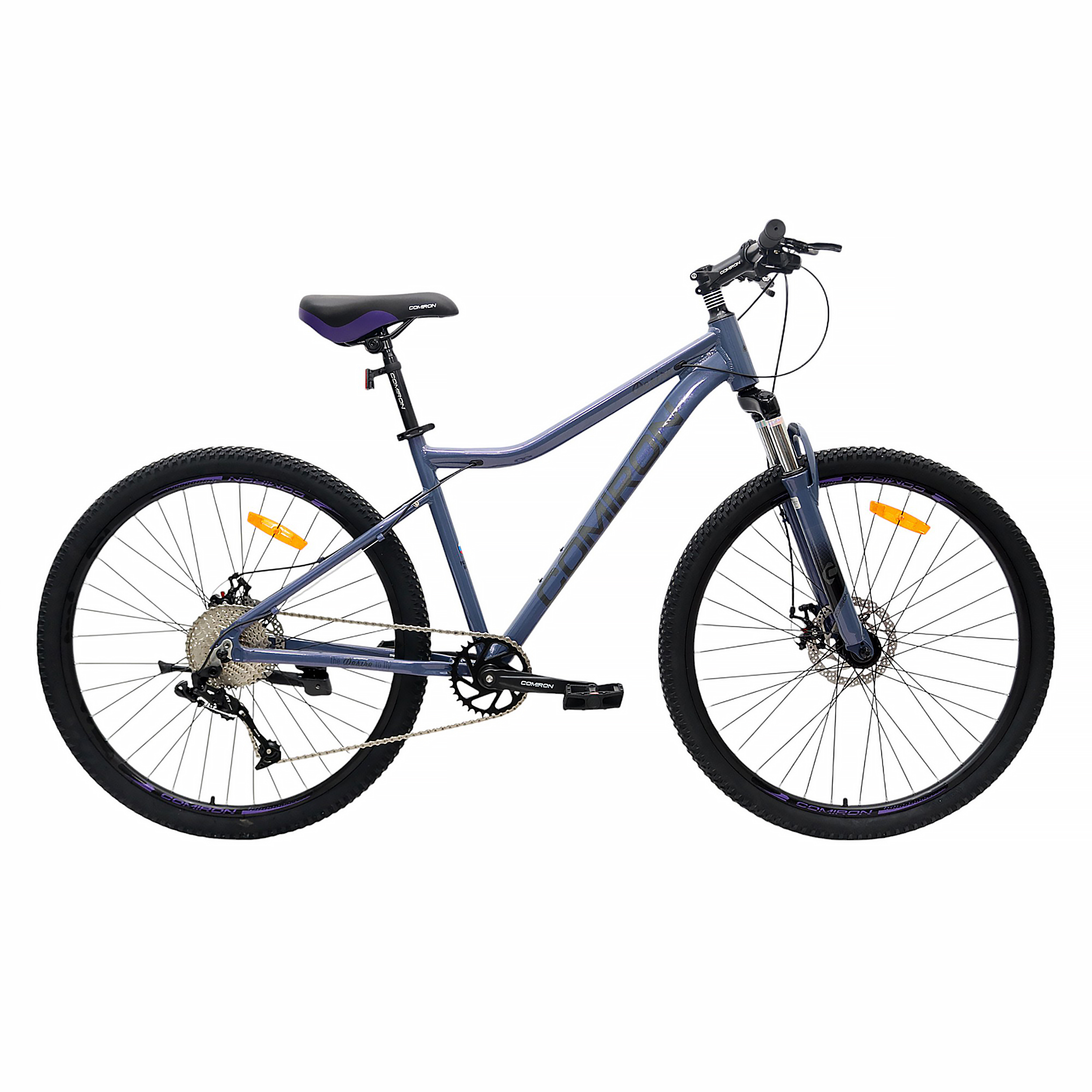 Велосипед 27,5" рама 17" 1х10sp COMIRON DESIRE фиолетовый