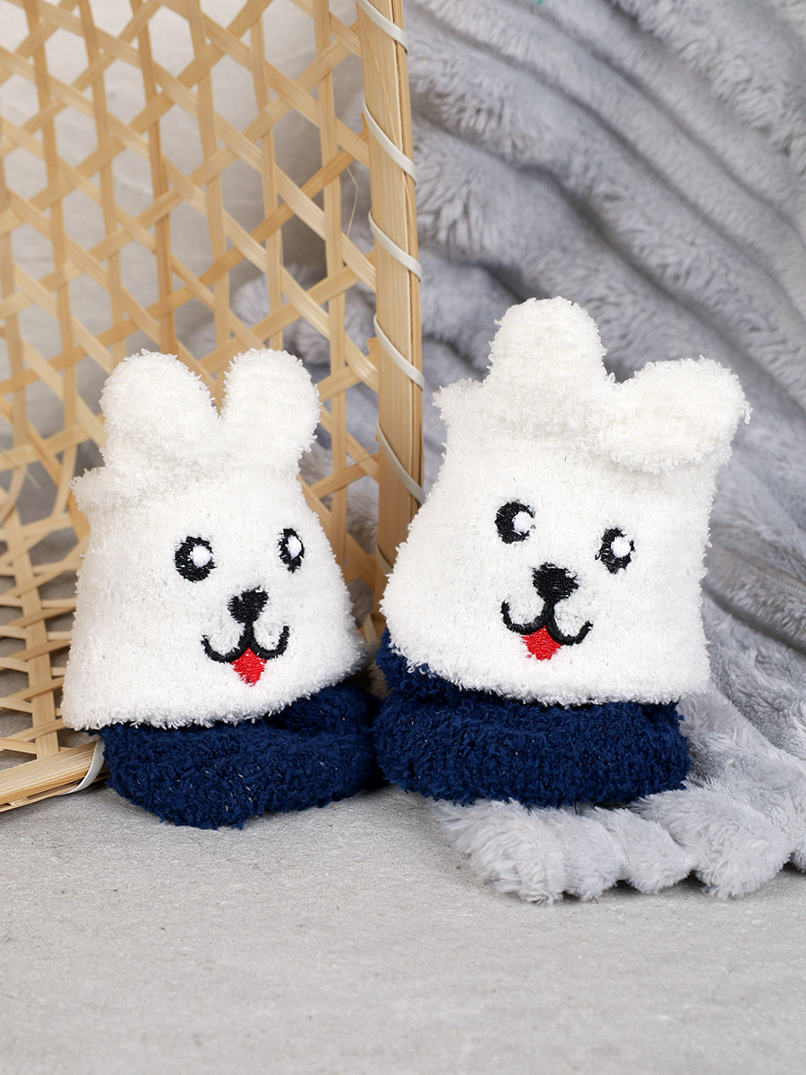 Носки женские флисовые р. 35-40 Лапки новогодний №13 / MNZ-16/13 /уп 12 /700654