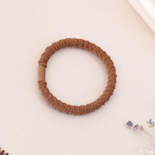 Резинка для волос коричневая / NSAF-41А /уп 100/