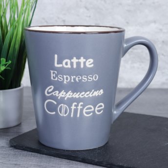 Кружка 350 мл / 1048-4 /уп 12/36/ Кофе Серый