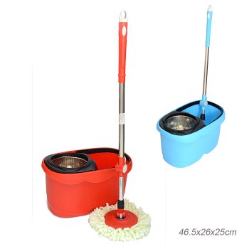 Ведро с отжимом и шваброй центрифуга нерж / VQ-569 /уп 20/АКЦИЯ