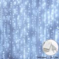 Гирлянда светодиодный дождь 2,5х1,5 м 144 LED / GN37 /уп 100/732401