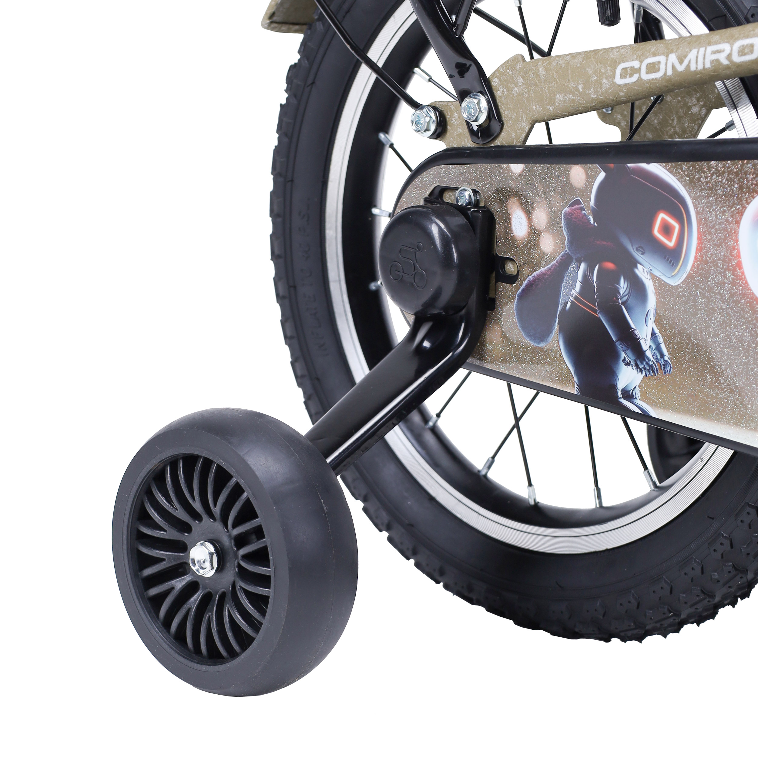 Велосипед 14" COMIRON Cyberpunk A02-14B бежевый