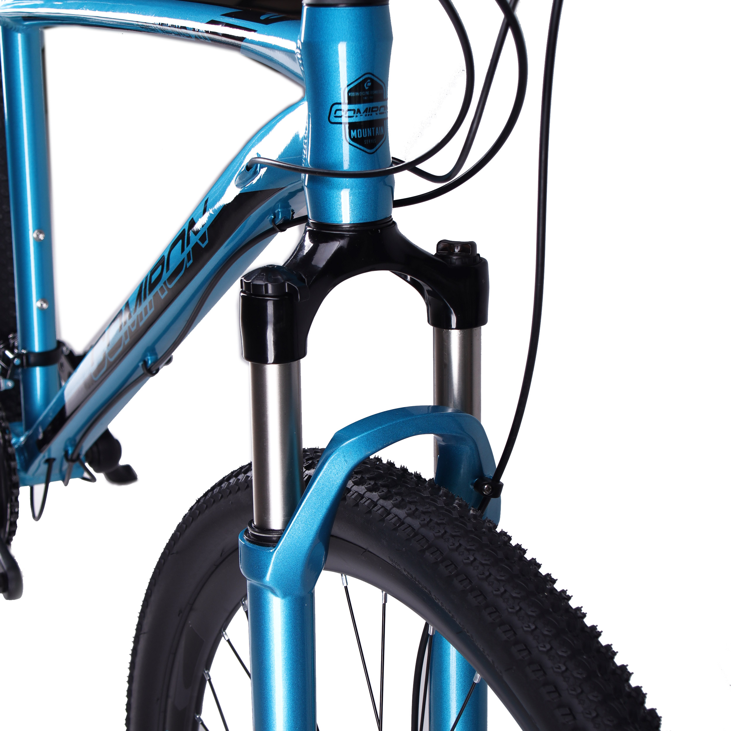 Велосипед 29" рама 19" 24sp CG990 BC COMIRON GENESIS голубой кристальный чёрный жемчужный металлик